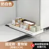 Estante de Almacenamiento Telescópico para Cocina para Ollas y Sartenes, Organizador Extraíble para Tapas y Tablas de Cortar, Estante para Especias, Soporte para Tapas de Ollas