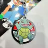 Llavero Caliente de Anime Pokemon Aleación de Zinc Rodamiento Diseño Giratorio Criaturas Mágicas Lindas