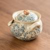 Fábrica Xiangyang Flor Meng Conejo Olla de Mano Tetera China Horno Ru Juego de Té de Cerámica para Recibir Invitados Tetera de Té Kung Fu