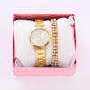 Relógio Pulseira Novo Modelo para Mulheres, Comércio Exterior Aliexpress Transfronteiriço, Pulseira de Aço Inoxidável, Relógio Casual Fashion para Estudantes Fabricante