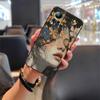 Adequado para Capa de Celular Infinix com Borda Completa, Animação Feminina Personalizada, Textura Criativa, Dissipação de Calor, Casal de Flores Luxuoso e Fofo