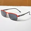 Óculos de Sol Unissex de Outono Estilo Ic Fronteiriço Moda Masculina Duas Cores Óculos para Uso Externo Feminino Metal Retrô Óculos de Sol de Alta Qualidade