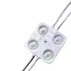 Módulo de inyección de lente de lámpara de 4 unidades 12v24v1.6w alta potencia brillante lente de ángulo amplio lámpara certificación UL US
