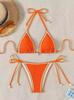 2026 Conjunto de Dos Piezas Nuevo Bikini de Dos Piezas Estilo Europeo y Americano Traje de Baño Sexy Floral Blanco Negro Violeta