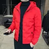 Chaqueta de Plumón de Pato Blanco para Hombre de Invierno Coreana de Moda Juvenil Casual Holgada con Capucha 80 Terciopelo Chaqueta Cálida Superior