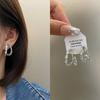 Brincos de zircônia microdiamante Sense de alta qualidade Brincos exclusivos femininos sem furos para orelhas Brincos usáveis Brincos simples para deslocamento diário