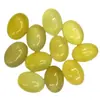 Shizhongbao Cabochão de Calcedônia Amarela Moda Europeia e Americana Pingente de Calcedônia Artesanato de Pedras Preciosas Pedra Solta Fabricante Atacadista Atacado