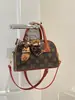 2026 Nuevo Bolso de Mano de Moda de Gama Alta Vintage para Mujer Estilo Boston Retro Europeo y Americano Bolso Versátil de Hombro Cruzado