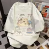 Camiseta de manga corta para mujer 100% algodón puro, diseño moderno con estampado de grafiti, nuevo top de verano, tendencia de Instagram