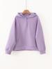 [Hengjia Qy] Sudadera con capucha y media cremallera de estilo holgado y perezoso para mujer, Top chic de nicho versátil con efecto adelgazante