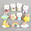 Accesorios de Resina de Luna Accesorios para el Cabello Gato Arcoíris Estrella Materiales Hechos a Mano Pinzas para el Cabello Tocado Oso Joyería DIY Accesorios
