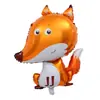 Serie de animales de la selva transfronterizos globo de aire flotante oso elefante jirafa puesto de globos de película de aluminio globo de papel de aluminio