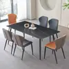 Venta al por mayor de mesas y sillas de comedor de pizarra, juegos de mesa y silla especiales para 4 y 6 personas