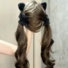 Peluca Rizada Larga Xuchang Yuanyang para Mujer, Cola de Caballo Doble Lolita Chica Dulce Extendida Anime Jk Peluca Completa