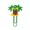 Clip para sujetapapeles navideño que brilla en la oscuridad, marcapáginas de goma blanda, clip marcador de página para libro de estudiante, pequeño regalo de Navidad, en stock
