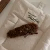 Outono e Inverno Doce Peludo Etiqueta Dourada Kitty Laço Presilha Lateral Presilha Para Franja Macio Cera Grampo Quebrado BB Clip Acessórios de Cabelo