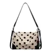 Bolsa Feminina de Grande Capacidade 2026 Nova Tendência Moda Verão Versátil Bolsa de Ombro para Aula e Deslocamento Bolsa Transversal