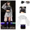 Disfraces de Hip-Hop Jazz para Niñas, Traje de Lentejuelas Jazz Street para Grupo de Chicas, Disfraces de Baile de Escenario Pasarela para Niñas