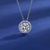 Libro de Caperucita Roja Mano Rápida Voz Red Social en Vivo Collar Plateado Piedra de Alto Carbono Diamante Cuadrado Colgante de Gota de Agua Pera Venta al por Mayor
