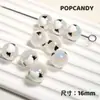 Cuentas Pintadas a Mano, Lindas Cuentas de Cadena para Celular DIY Chapadas Multicolor, Mapache de Dibujos Animados con Goteo de Aceite, Corazón, Cachorro, Cuentas de Flor