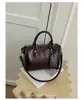 Nova Bolsa de Mão Estilo Retro Simples para Comércio Exterior Bolsa Boston de Alto Valor Nicho para Deslocamento Bolsa de Ombro Único Transversal Tendência