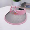 Chapéu de Sol Infantil Chapéu de Sol de Bebê Verão Meninos e Meninas 2024 Novo Chapéu de Sol de Verão para Meninas Cabelo Blight