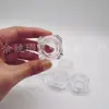Caixa de creme transparente 3G Caixa de creme Diamante caixa de sub-embalagem para cosméticos frasco frasco de amostra embalagem de teste de creme