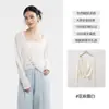 Blusa de Lino con Mangas Largas Estilo Gota de Lluvia para Mujer, Estilo Old Money de Verano, Holgada, Transpirable, Cárdigan Ligero, En Stock, Se Envía en 24 Horas