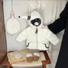Ropa de Invierno Linda de Algodón Acolchado para Niñas, Nuevo Elegante Gorro Puntiagudo para Bebé, Chaqueta de Algodón Engrosada, Ropa Cálida para Bebés, Moderna