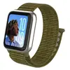 Adequado para Pulseiras de Nylon para Apple Watch, Pulseiras de Tecido de Nylon para Apple Watch, Pulseiras de Argola de Velcro
