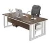 Escritorio de oficina, escritorio para computadora individual, escritorio de entrenamiento estilo minimalista, escritorio de oficina para jefe grueso y reforzado, escritorio para gerente, escritorio de estudio