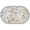 Tapete Antiderrapante para Banheiro Tapete de Chão Absorvente de Lama Diatomácea Tapete de Porta Floral Nórdico Venda por Atacado