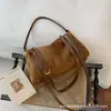 Bolso de hombro cruzado casual retro popular transfronterizo de gran capacidad para mujer, bolso de mano, bolso Boston para mujer