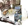 Accesorios y Utilería Fotográfica Vintage Estilo Chino para Sesiones de Fotos, Montaje de Escena Estilo Chino para Escritorio, Pantalla Mini
