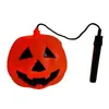 Decoração de Cena com Lanterna de Abóbora de Halloween Balde de Abóbora Portátil Adereço de Lâmpada Luminosa para Brincar de Fantasia Infantil