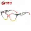 Nuevas Gafas de Sol de Moda para Mujer Estilo Ojo de Gato Protección Solar de Verano Templo con Personalidad Montura de Gafas con Perlas Huecas