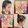 Grampo de Cabelo Estrela 4cm Grampo de Cabelo Estrela Grande Acessórios de Cabelo para Meninas Cor Doce Dopamina BB Clip Adereços de Cabeça Infantil