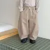 Pantalones anchos holgados para niños y niñas, nuevos de otoño e invierno, pantalones largos casuales de primavera y otoño para bebés