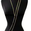 WMSB0058 Popular Europeu Liga de Metal Colar para Xale Correntes de Corpo Tendência body chains