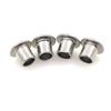 Fabricantes de Shenzhen venta al por mayor remache semi-hueco de acero inoxidable 304 302 316 cabeza redonda cabeza plana remache de acero inoxidable
