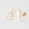 Roupa de Algodão Puro Outono para 0-3 Meses, Estilo Meio Costas, Classe A, Body Sem Costura para Recém-Nascidos, Adequado para Sala de Parto, Estilo Fino de Verão para Bebês
