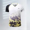 Roupa de Badminton, Manga Curta, Secagem Rápida, Respirável, Roupa Esportiva de Tênis, Mesmo Estilo para Homens, Mulheres e Crianças, Roupa Absorvente de Suor para Treino de Competição, Compra em Grupo