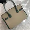 2022H Nuevo Bolso de Piel de Vaca Granulada de Primera Capa Bloque de Color Platino Bolso de Mano de Cuero Genuino Bolso Cruzado para Mujer Europeo y Americano
