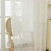 Cortinas de jacquard estilo europeo y cortinas transparentes