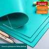 Placa de borracha para impressão verde A4 placa de gravação dupla face conjunto de ferramentas de almofada de tinta material estudante A2 placa de borracha macia
