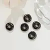 Lujo Ligero Forma de Rosquilla Ola Irregular Espaciadores Perlas Huecas Barrocas Kit de Materiales DIY Accesorios para Joyería