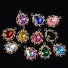 Aleación estilo coreano Encaje Diamante Gota de agua colgante diy hecho a mano tocado aretes colgante accesorios ventas directas de fábrica