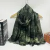 Bufandas y Chales de Algodón y Lino Estampados Encriptados Nuevos de Otoño e Invierno al por Mayor, Populares en Amazon, Ebay y Aliexpress