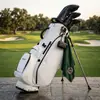 Bolsa para palos de golf de fábrica, Bolsa de golf ligera con soporte, Estándar de exportación, Personalización OEM