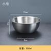 Bol de acero inoxidable estilo coreano para ensalada de frutas con báscula, bol para snacks, lavabo para verduras, bol para huevos para el hogar, bol dorado para ramen